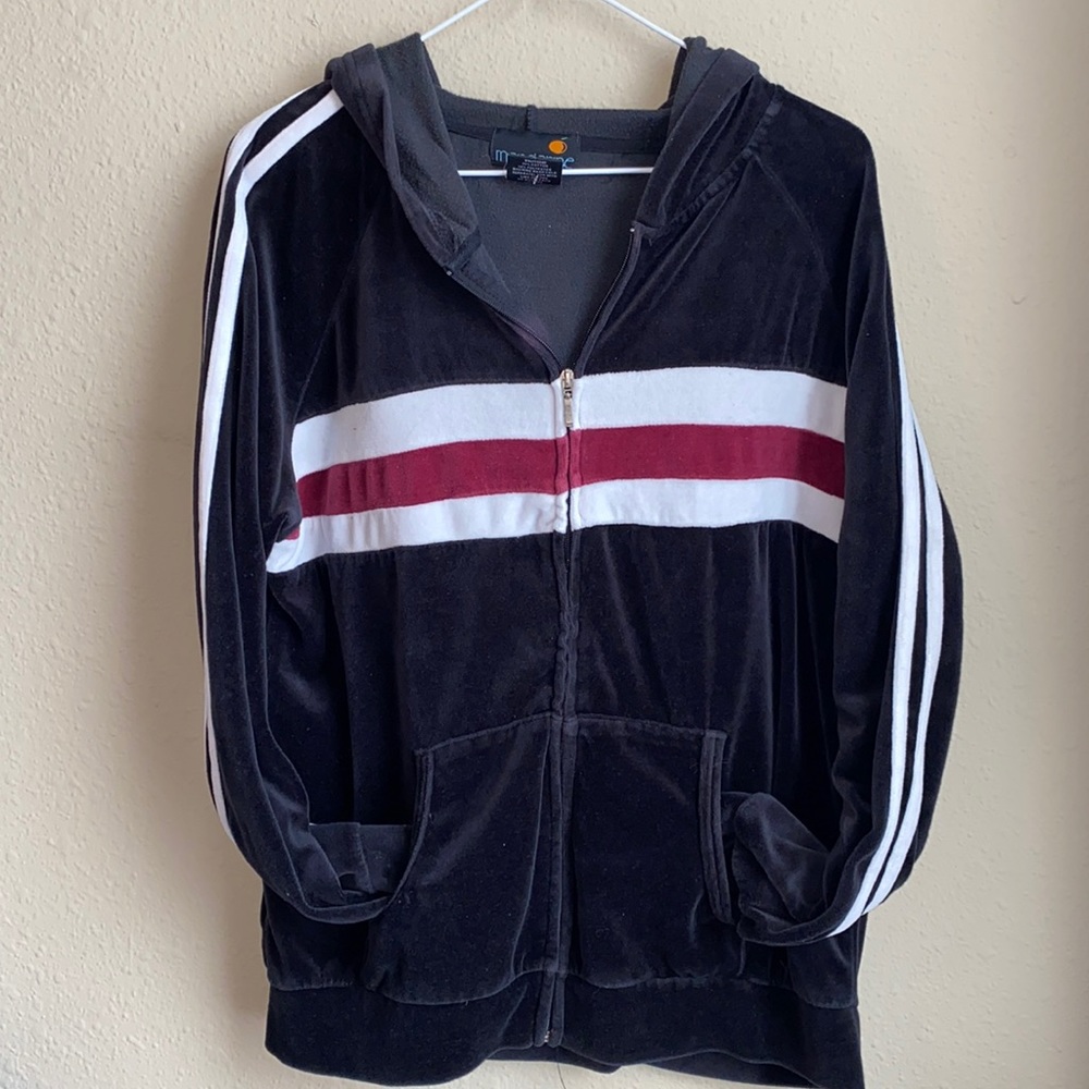 Velour Track Jacket